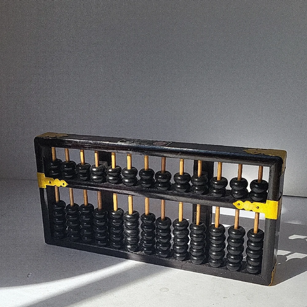 Vintage Lotus-Flower Brand Abacus